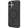 SBS Istinct Mag - Cover MagSafe per iPhone 16 - Superficie Soft-Touch, Morbida al tatto e Interno in Microfibra, Protezione Fotocamera e Tasti, Materiale TPU, Nero