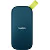 SanDisk SSD Portatile 2 TB (SSD externa con velocità di lettura fino a 800 MB/s, resistente alle cadute da un massimo di due metri, gancio in gomma) Monterey