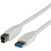 LINK Nilox Link LP21965 Cavo USB 3.0, Connettori A-B, 9 Poli, 0.80 m, Bianco