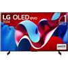 LG Electronics LG OLED42C47LA - 107 CM (42 Pollici) Diagonalklasse C4 Serie Oled-Tv - Oled Evo