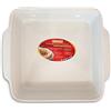 Guardini, Pirofila da forno quadrata 25x22 cm, Ceramica, Adatta per forno tradizionale e microonde, Bianco, Linea Ceramica