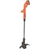 BLACK + DECKER Black+Decker Tagliabordi Elettrico a Batteria Litio 18v 2,0 ah con 25 cm Taglio Alimentazione filo Automatica