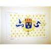 AZ FLAG BANDIERA REGNO DI FRANCIA CUORE DI GESÙ 45x30cm - BANDIERINA FRANCESE SACRO CUORE 30 x 45 cm cordicelle - AZ FLAG