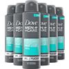 Dove Men+Care Deodorante Spray Sport Active, con 1/4 di Crema Idratante, Deodorante Uomo Antitraspirante Senza Alcol, Aiuta a Ridurre le Irritazioni, Fino a 48 Ore di Protezione, 6 pezzi da 150 ml