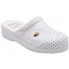 DR.SCHOLL'S DIV.FOOTWEAR Scholl Clog BackGuard Ciabatta Unisex in Pelle Colore Bianco Taglia 43