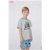 Tezenis Pigiama Corto In Cotone Bimbo Marvel Avengers Bambino Grigio