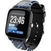 Lamax Smartwatch Bambini BCool Smartwatch per bambini con lingua italiana durata fino a 7 giorni, contapassi, cardiofrequenzimetro, analisi del sonno, IP68, 4 giochi, due cinturini inclusi (Nero)