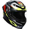 Agv Casco Moto Integrale Touring in Fibra AGV K6 S ERAZER Nero R