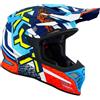 Kyt Casco Moto Cross Enduro KYT SKYHAWK HYPERFLOW Opaco Chiaro B