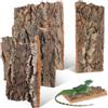 DOITOOL 4 sfondi in Corteccia di Sughero, Corteccia di Sughero Naturale per Rettili, Rettili, Arrampicata, Parete, Terrario Piattaforma Decorazione