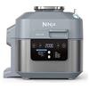 Ninja Speedi Pentola Elettrica Rapida 10 in 1, Friggitrice ad Aria, 5,7 l, Pasti per 4 in 15 Minuti, Frittura ad Aria e Cottura al Vapore, Idea Regalo Natale, Grigio, ON400EU