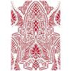 Stamperia International G Stencil - Romantic Horses Saddle Pattern, Vario, A4