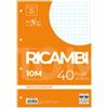 PIGNA Ricambi forati Quaxima - A4 - 10 mm - 80 gr - Pigna - conf. 40 pezzi (unità vendita 1 pz.)