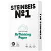 STEINBEIS Carta riciclata al 100% senza legno - A3 - 80 gr - bianco - Steinbeis - conf. 500 fogli (unità vendita 5 pz.)