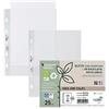 SEI ROTA Buste forate Gea 100 - PP riciclato - buccia medium - 15 x 21 cm - Sei rota - conf. 25 pezzi (unità vendita 1 pz.)