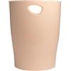 EXACOMPTA Cestino gettacarte Ecobin Skandi - altezza 33,5 cm - diametro 26 cm - 15 L - nude - Exacompta (unità vendita 1 pz.)