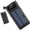 Generico CARICABATTERIA POWER BANK PANNELLO SOLARE 50000MAH IMPERMEABILE BATTERIA ESTERNA