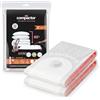 Compactor Set di 2 Sacchetti a Compressione Sottovuoto ASPISPACE Misura L, 80x100cm, Riutilizzabile, Trasparente