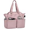 Fasrom Borsa da infermiera per infermiere da lavoro con scomparto per laptop per studenti di infermieristica o medici, Rosa