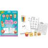 CRAYOLA 35527 ERASER TOPPER E ACTIVITY BOOK FOODIE FRIENDS