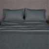 Ferò Completo letto matrimoniale 100% raso di lino