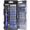 Qquioeciuoe Kit Cacciaviti Precisione, Robusto e Facile da Usare, Cacciaviti Precisione, Multifunzionale, Cacciavite di Precisione, per Computer, Orologi, Occhiali, ecc (blu)