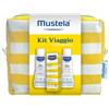 Mustela Kit Viaggio Solari Set Mare con Latte Solare Detergente Delicato e Crema corpo