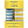 Mustela Set Mare Latte Doposole 125 ml + Crema Solare 100 ml Protezione 50+
