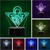Wolostore Lampada LED Anime Manga Puzzle Millenario Cambia colore USB Luce notturna e decorazione