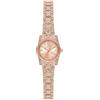 Michael Kors Orologio Lexington da donna, movimento al quarzo a tre lancette da 19 mm con cinturino in acciaio inossidabile o in pelle, 19 mm, Rosa pesca