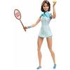 Mattel Barbie- Inspiring Women, Billie Jean King Bambola da Collezione, Giocattolo per