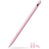KEEPRO Penna per iPad 2018-2026 con Ricarica Rapida, Anti-Palm e Rilevamento dell'Inclinazione Compatibile con iPad 11/10/9/8/7/6/A16, Mini 7/6/5, Air M4/M3/M2 11/13/5/4/3, Pro M5/M4 13/12.9″/11″-Rosa