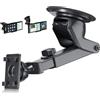Hodozzy Supporto per Schermo Auto con Rotazione a 360°per Autoradio Carplay Portatile, Supporto Verticale per Navigatore GPS Support0 Ventosa da Cruscotto per Auto Staffa Portatile