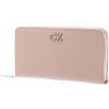 Calvin Klein Re-Lock Slim Zip Around Wallet Spring Rose