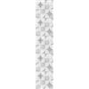 Ambiance Sticker Carta da parati in tessuto non tessuto pre-incollato Rotolo Wallpaper mosaico effetto legno, colore grigio, adesivo decorativo, 1 rotolo di altezza 300 x larghezza 60 cm