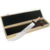 Maserin Coltellerie Maserin - Sciabola da Champagne in Acciaio Inox con Manico in Olivo e Cassettina in Legno