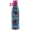 Legami - Hot&Cold, Bottiglia Termica 800 ml, Ø 8 cm, Leggera e Resistente, Chiusura Ermetica, Manico in Silicone Removibile, Variante Flora, Senza BPA e Ftalati