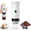 PZCC Macchina per caffè portatile, 3 in 1, per caffè espresso, riscaldamento elettrico, 12 V, macchina da caffè espresso, ricaricabile, per ufficio, viaggio, casa, compatibile con capsule espresso e