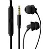 Qiebenav Forniture telefoniche auricolari cablate in-ear Certo Ecco un titolo del prodotto per cuffie auricolari con microfono Audio stereo bassi profondi Controllo della linea senza distorsioni Nero