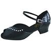 Roch Valley RV Betty Wide Fit - Scarpe da Ballo da Donna, Taglia L, Colore: Nero