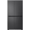 LG GSBC40EPPE Frigorifero Side by Side Total No Frost, Classe E, 664L, Raffreddamento Linear Cooling, Sistema Multi Air Flow, Frigorifero Americano con design moderno, Essence Matte Black