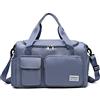 FANDARE Ultraleggero Borsone da Viaggio Sportiva Tote Borsa da viaggio Grande Borsa Palestra Borsa Weekender Borsone Donna Uomo Palestra Borsa a Spalla con Scomparto Scarpe & tasca bagnata Blu