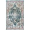 Safavieh Tappeto Angosciato Rug Ideale per aree ad alto passaggio - Lavabile in Lavatrice e Antiscivolo - Arizona Collection, A Pelo Corto, in Verde e Marrone, 91 X 152 cm
