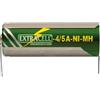 EXTRACELL BATTERIA RICARICABILE NI-MH 4/5A 4/5AF 1,2V 1800mAh LAMELLE A SALDARE