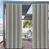 Hiseng Tende Gazebo per Esterno Impermeabili, Tende da Esterno con Occhielli Tenda per Balcone Idrorepellente 1 Pezzo Tenda Oscurante da Esterno Termica per Giardino (132x160cm,Grigio Chiaro)