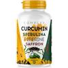 GEBERICH Complex Curcumin - Benessere Generale, Energia e Supporto Metabolico - con Curcuma, Spirulina, Piperina - Integratore Alimentare