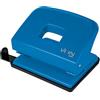 Leitz 50200035 - Perforatore, per 20 fogli, con indicazioni di formato, dimensioni compatte ideali per casa, ufficio o scuola, metallo e plastica, colore: blu