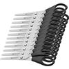 Westcott E-31150 00 Forbici da Ufficio con Lame in Acciaio Inox e Manici in Plastica Nera, Lame 13 cm, 12 Pezzi