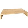 SIGEL SA208 Supporto monitor Eyestyle - beige - 50 x 8 x 19,50 cm - bambù