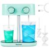 Resiners Miscelatore di Resina a Doppia Testa, Miscelatore di Epossidica Ricaricabile, velocità Continuamente Variabile e Minime Bolle, Palette Elettriche a Spirale in Silicone per Miscelazione